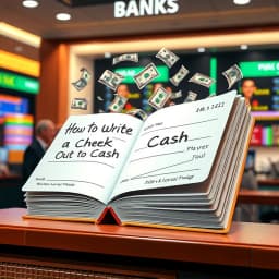 How to Write a Check Out to Cash icon