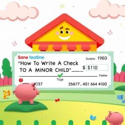 How to Write a Check to a Minor Child icon