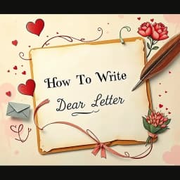 How to Write a Dear Letter icon