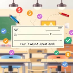 How to Write a Deposit Check icon