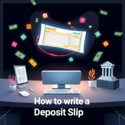 How to Write a Deposit Slip icon