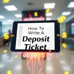How to Write a Deposit Ticket icon