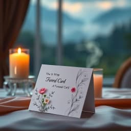 How to Write a Funeral Card icon