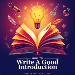How to Write a Good Introduction for a Research Paper icon