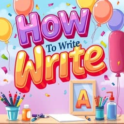 How to Write a in Bubble Letters icon