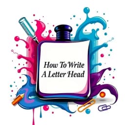 How to Write a Letter Head icon