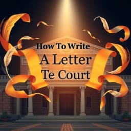 How to Write a Letter to Court icon