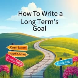 How to Write a Long Term Goal icon
