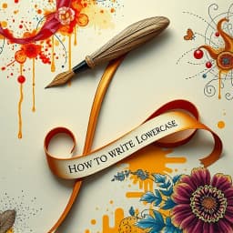 How to Write a Lowercase N in Cursive icon