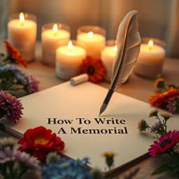 How to Write a Memorial icon