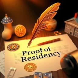 How to Write a Notarized Letter for Proof of Residency icon
