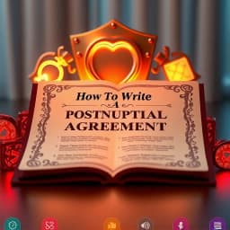 How to Write a Postnuptial Agreement icon