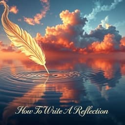 How to Write a Reflection icon