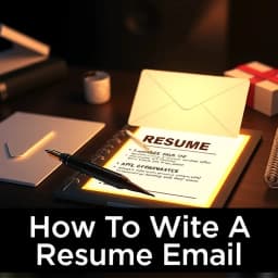How to Write a Resume Email icon