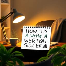 How to Write a Sick Email icon