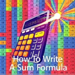 How to Write a Sum Formula in Google Sheets icon