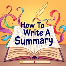 How to Write a Summary of a Book icon