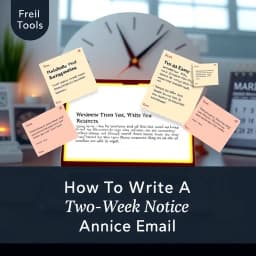 How to Write a Two Week Notice Email icon