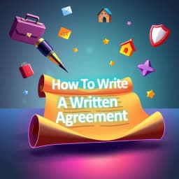 How to Write a Written Agreement icon