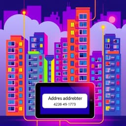 How to Write Address with Apartment icon