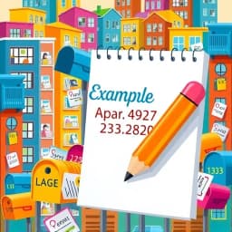 How to Write Address with Apt Number icon