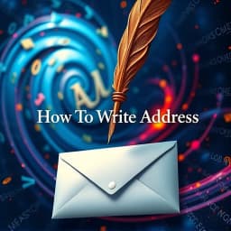 How to Write Adress icon