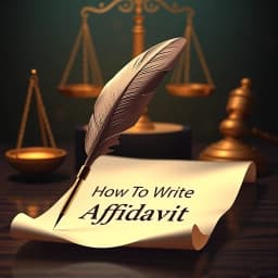 How to Write Affidavit icon