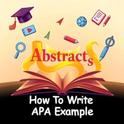 How to Write an Abstract APA Example icon