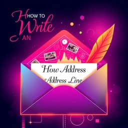 How to Write an Address Line icon