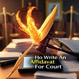 How to Write an Affidavit for Court icon