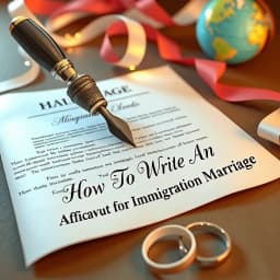 How to Write an Affidavit for Immigration Marriage icon