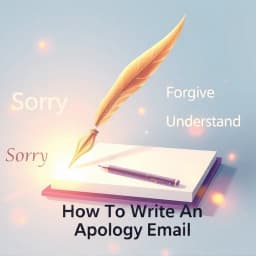 How to Write an Apology Email icon