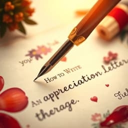 How to Write an Appreciation Letter to a Friend icon