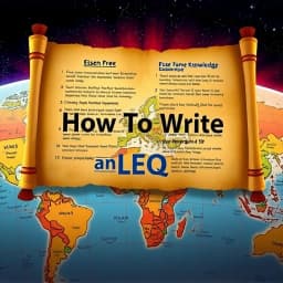 How to Write an LEQ AP World icon
