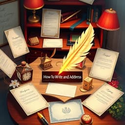 How to Write and Address icon