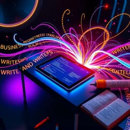 How to Write and icon