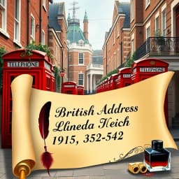 How to Write British Address icon