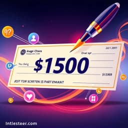 How to Write Check for 1500 icon