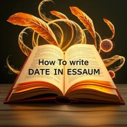How to Write Date in Essay icon