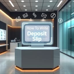 How to Write Deposit Slip icon