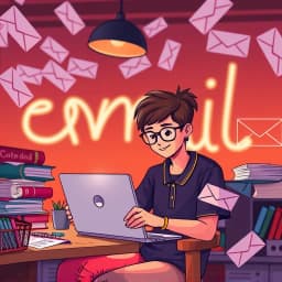 How to Write Email with Attachment File to Professor icon