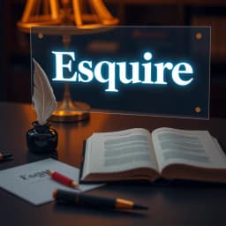 How to Write Esquire After a Name icon