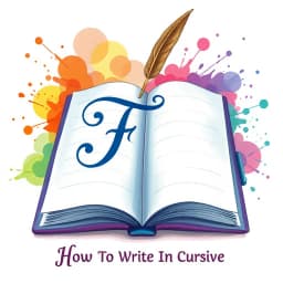 How to Write F in Cursive icon