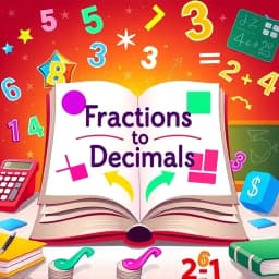 How to Write Fractions as Decimals icon