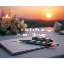 How to Write Funeral Message icon