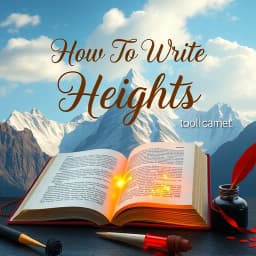 How to Write Heights icon