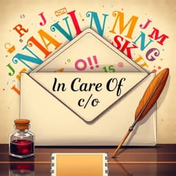 How to Write in Care Of on an Envelope icon