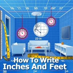 How to Write Inches and Feet icon