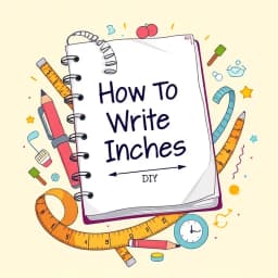 How to Write Inches icon