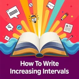 How to Write Increasing Intervals icon